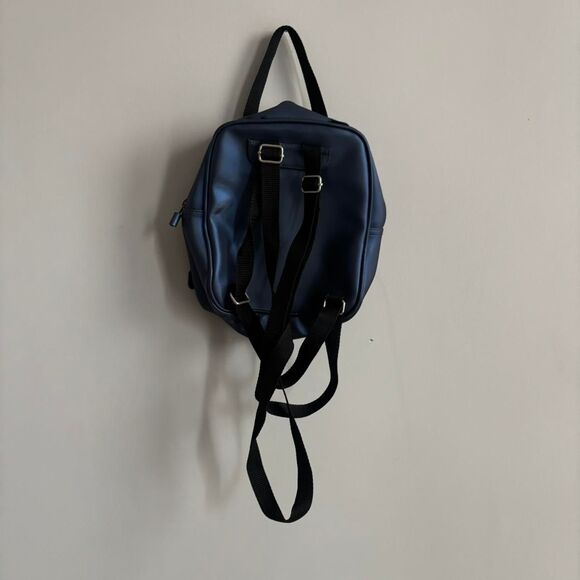 Whatever Women's Vintage Blue and Navy Mini Backpack - Picture 5 of 6